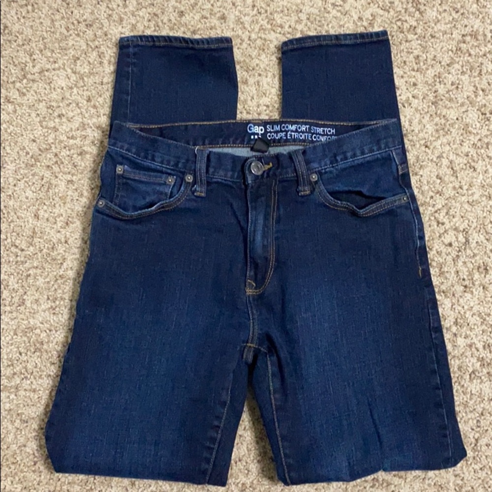 Gap Slim Comfort Stretch Jeans (tag) 30x32, inseam measures 30"